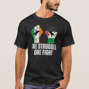 T-shirt Rétro Irlande Palestine Solidarité Première révolu