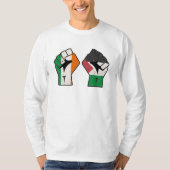 T-shirt Rétro Irlande Palestine Solidarité Première révolu (Devant)