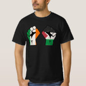 T-shirt Rétro Irlande Palestine Solidarité Première révolu (Devant)