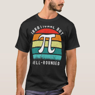 T-shirt Rétro Irrationnel Mais Bien Arrondi Pi Day Celebra