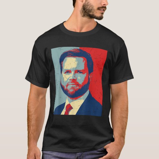 T-shirt Retro J.D. Vance pour Président 2028 Vance 2028 (Devant)