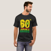 T-shirt Retro Jamaïque 60ème anniversaire de l'indépendanc (Devant entier)