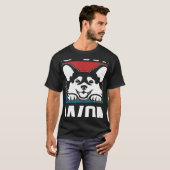 T-shirt Retro Je Fais Ce Que Je Veux Chien Indépendant Reb (Devant entier)