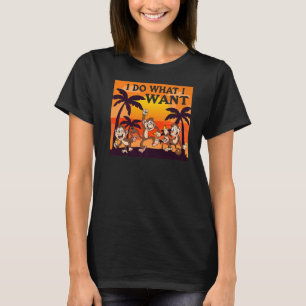 T-shirt Rétro Je Fais Ce Que Je Veux, Drôle Singe, Amoureu