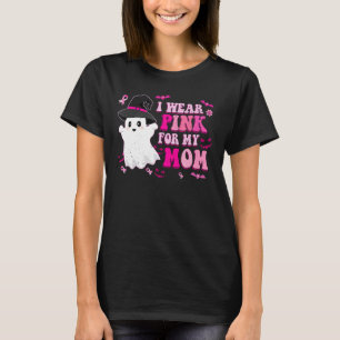 T-shirt Rétro Je Porte Le Rose À Ma Maman Halloween Rose M