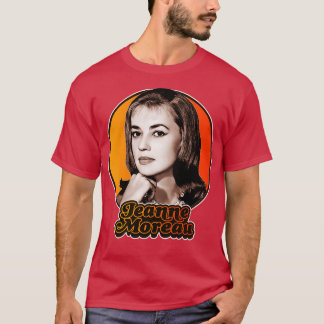 T-shirt Retro Jeanne Moreau Hommage