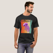 T-shirt Retro Jellyfish 1 (Devant entier)