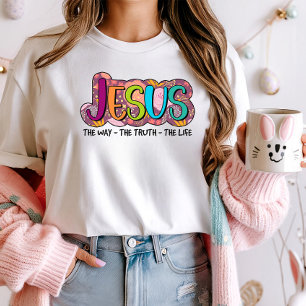 T-shirt Retro Jesus Faith Pâques