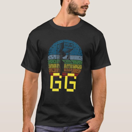 T-shirt Retro Jeu Arcade Machine Bit Console Video Gam (Devant)