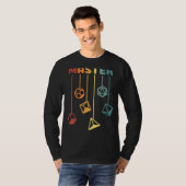 T-shirt Retro Jeu Master Rpg Dice Dungeon D20 (Devant entier)
