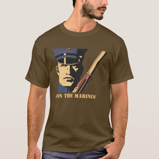 T-shirt Rétro joignez l'obscurité faite sur commande de (Devant)