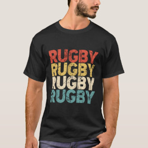 T-shirt Retro Joueur Rugby Cadeau Rugby Vintage Pour Chris