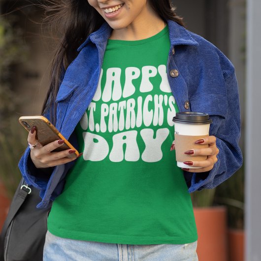 T-shirt Retro Joyeuse St. Patrick's Day Femmes