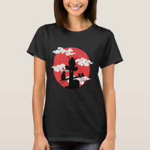 T-shirt Rétro Kanji Samurai Shinobi épée japonaise Ninja
