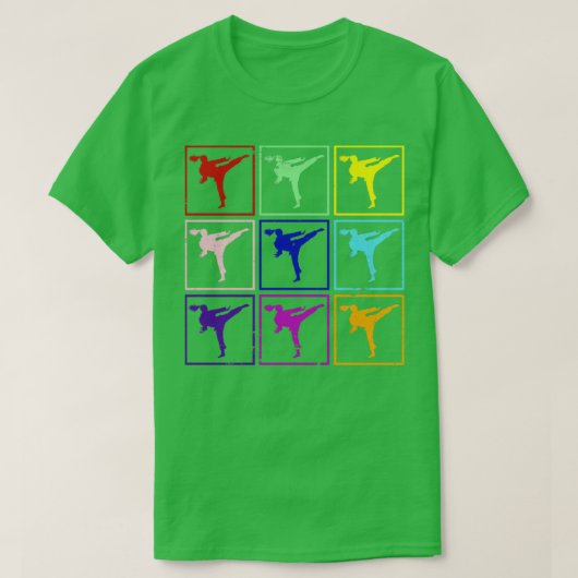 T-shirt Retro Karate (Design devant)