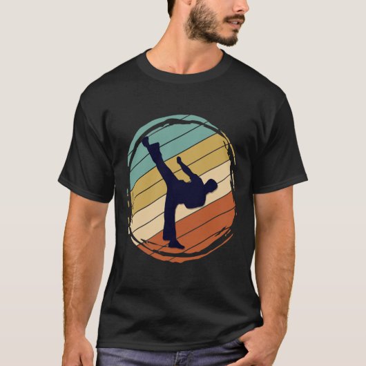 T-shirt Retro Karate (Devant)