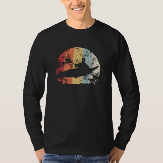 T-shirt Rétro Kayaking (Devant)
