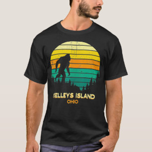 T-shirt Retro Kelleys Island, Ohio Bigfoot Souvenir