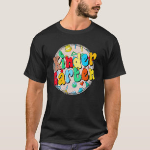 T-shirt Retro Kindergarten Girls Boys Teacher Team Kinder