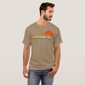 T-shirt Retro Kitesurfing Kiteboarding Kitesurf Kiteboarde (Devant entier)