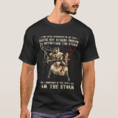 T-shirt Retro Knight Templar Christian Warrior Of God I Am (Devant)