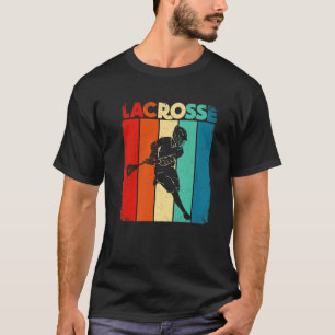 T-shirt Retro Lacrosse Lover Sport Vintage Faune de Noël