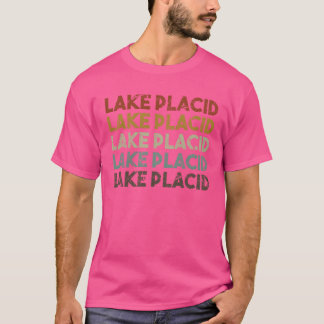 T-shirt Retro Lake Placid New York funny