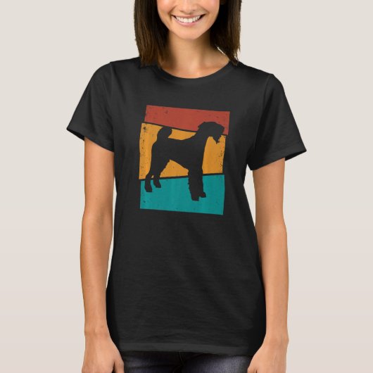 T-shirt Retro Lakeland Terrier Dog (Devant)