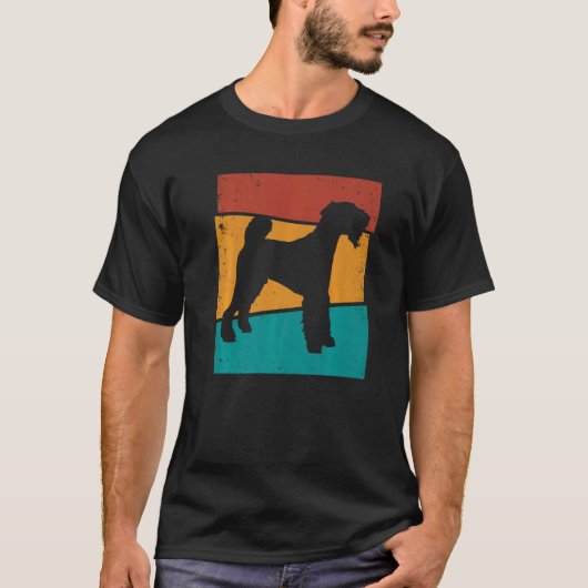 T-shirt Retro Lakeland Terrier Dog (Devant)