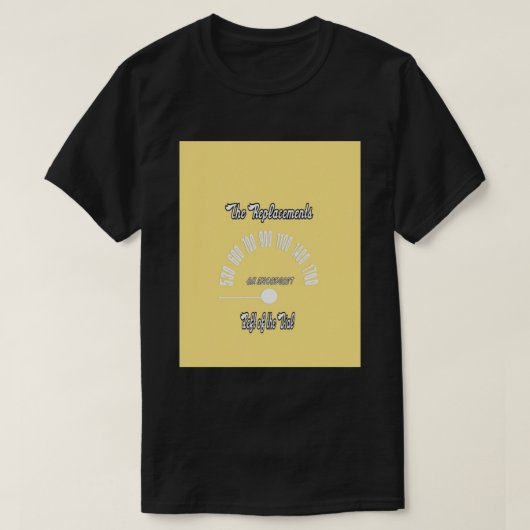 T-shirt Retro Le Cadeau Musique De Bande De Remplacements  (Design devant)
