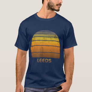 T-shirt Retro Leeds Royaume-Uni