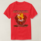 T-shirt Retro Leon Russell Tour Eagle Design (Design devant)