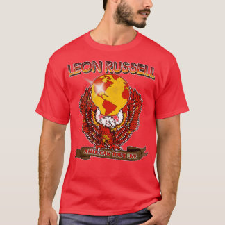 T-shirt Retro Leon Russell Tour Eagle Design