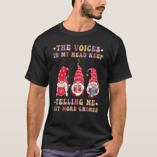T-shirt Rétro Les Voix Dans Ma Tête Continuez À Me Dire Ob