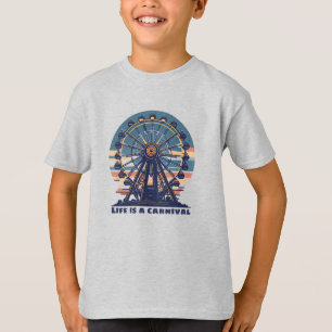 T-shirt Retro Life est un carnaval pour enfants
