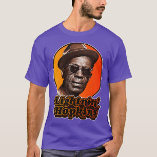 T-shirt Retro Lightnin Hopkins Hommage