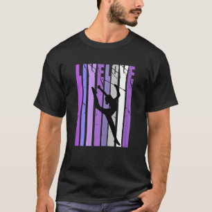 T-shirt Rétro Live Love Rhythmic Gymnastique Ado de l'équi