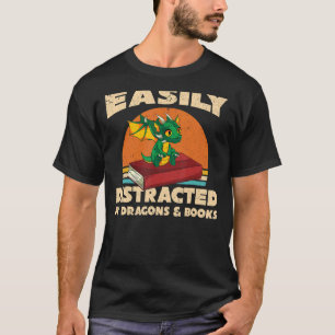 T-shirt Retro Livre animal Lecture Imaginaire livre livre