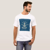 T-shirt Rétro logo nautique (Devant entier)