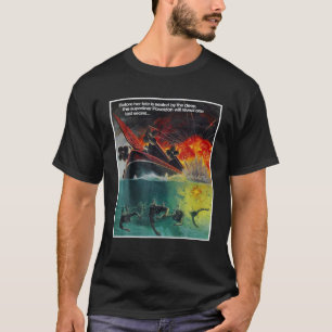 T-shirt Retro Love Adventures Films Design Poséidons Art
