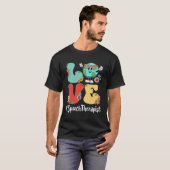 T-shirt Retro Love World Earth Day 2023 Speech Therapist S (Devant entier)