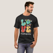 T-shirt Retro Love World Jour des terres 2023 Transition S (Devant entier)