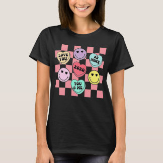 T-shirt Retro Love You Be Mine You & Me XOXO Happy Valenti