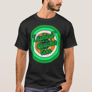 T-shirt Retro Luckies Enseignant Jour d'Appréciation Semai