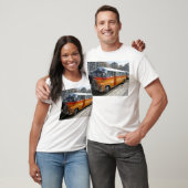 T-shirt Retro Malta bus (Unisexe)
