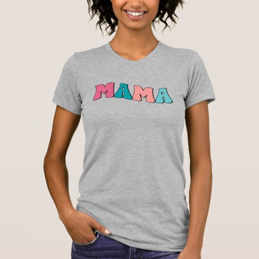 T-shirt Retro Mama (Devant)