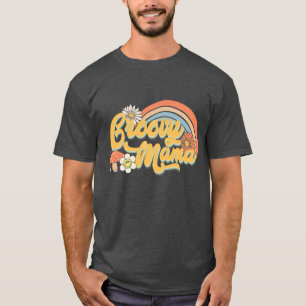 T-shirt Retro Mama Famille Anniversaire 60s les années 70