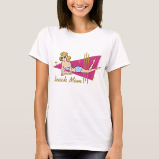 T-shirt Rétro maman de plage