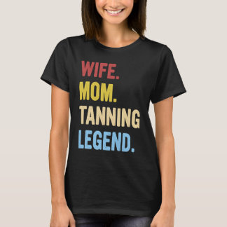T-shirt Retro Maman Tanning Légende Mère