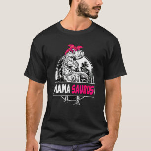 T-shirt Rétro Mamasaurus Rex Dinosaur Mama Saurus Famille 